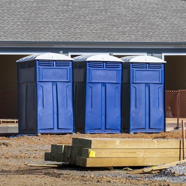 are there any restrictions on what items can be disposed of in the porta potties in Liberty Hill